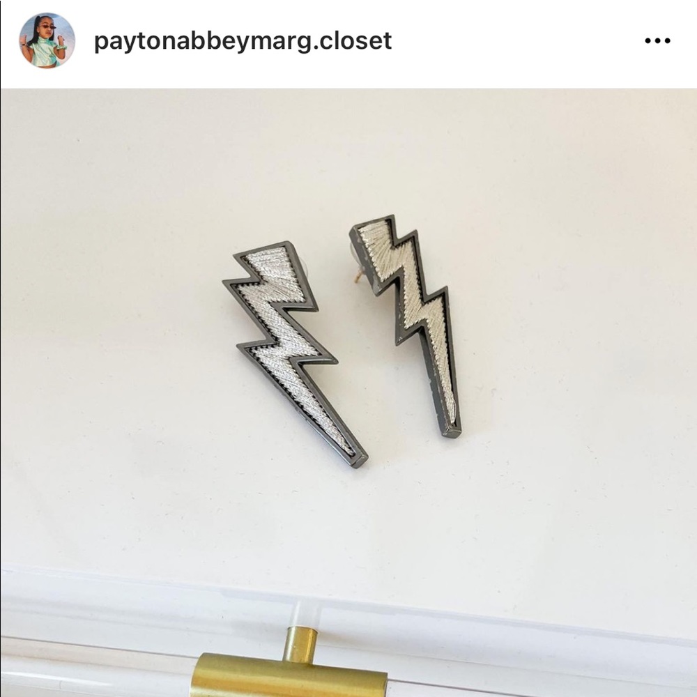 Mignonne Gavigan lightning bolt earrings